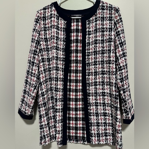 POPLOOK Malaysia Tweed Cardigan - Picture 3 of 4